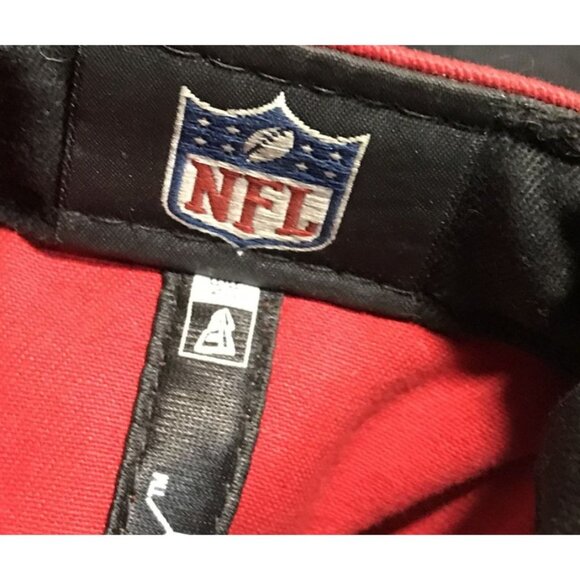 San Francisco 49ers Hat New Era 9Fifty Snapback Cap NFL Size Sm-Med Red & Black - Picture 7 of 10